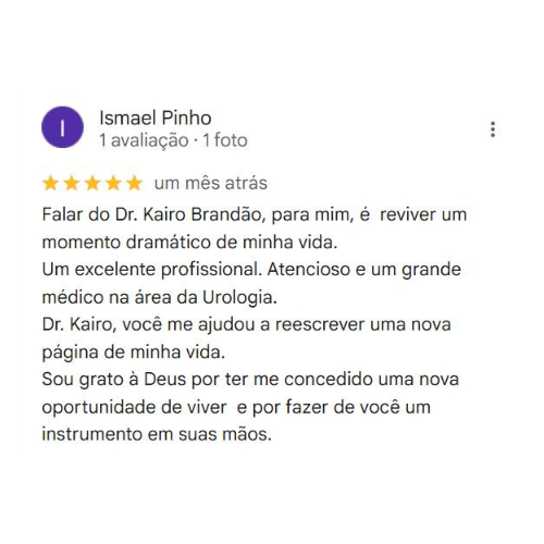 Depoimento Google Dr Kairo
