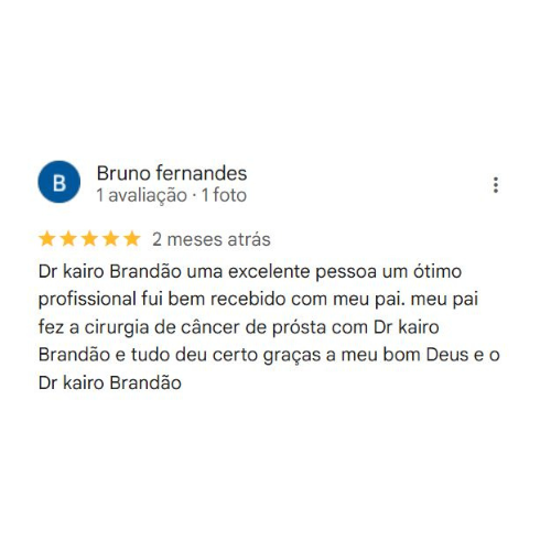 Depoimento Google Dr Kairo