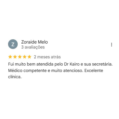 Depoimento Google Dr Kairo
